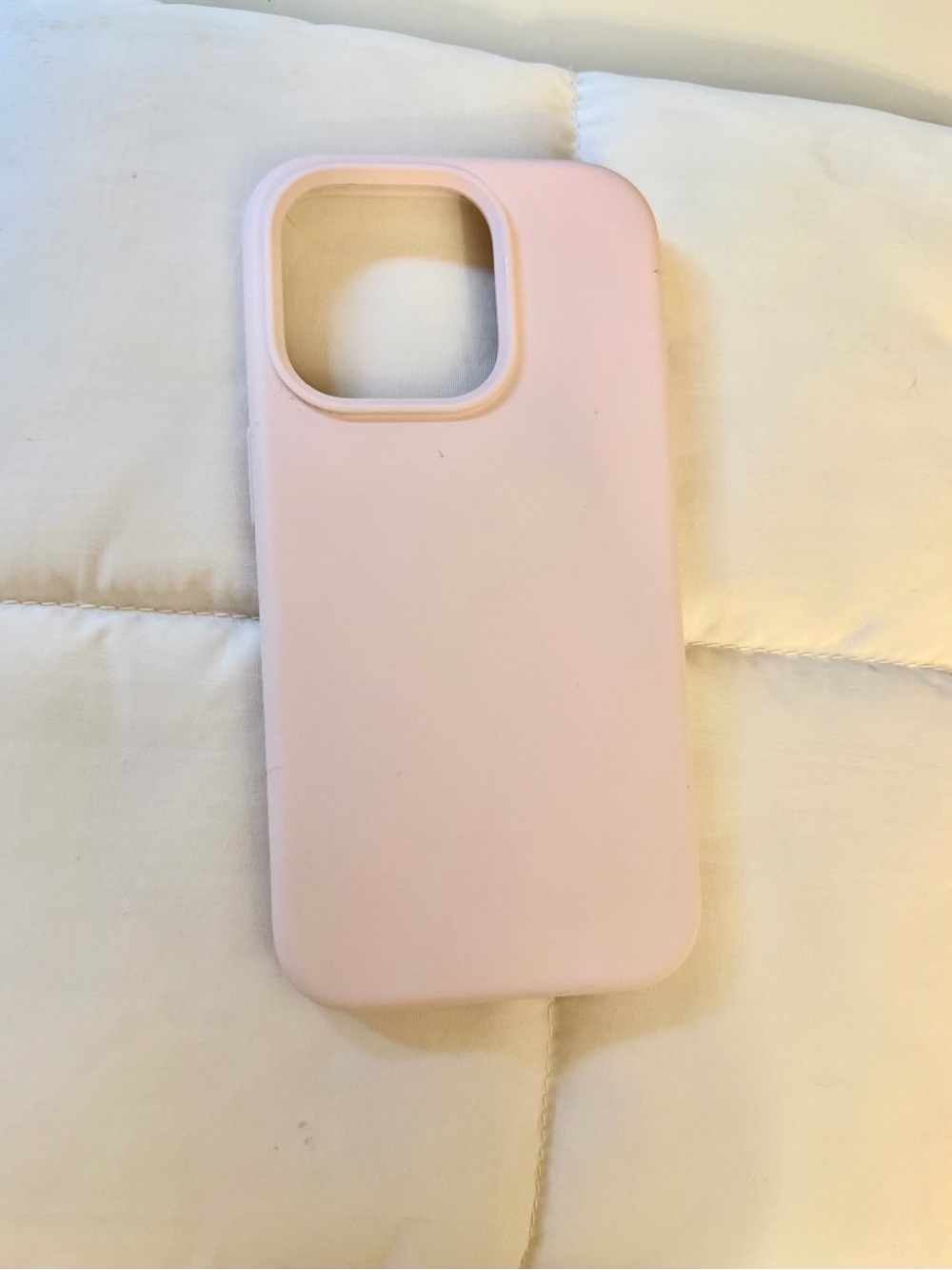 iPhone 14 Pro Pink Sand Silicone Case
